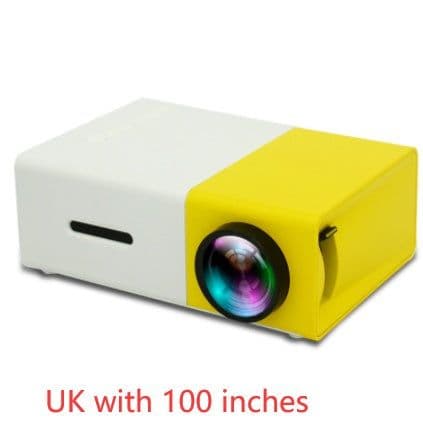 image-Portable Projector 3D Hd Led Home Theater Cinema HDMI-compatible Usb Audio Projector Yg300 Mini Projector