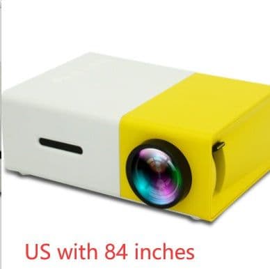 image-Portable Projector 3D Hd Led Home Theater Cinema HDMI-compatible Usb Audio Projector Yg300 Mini Projector