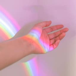 image-Egg-Shaped Table Lamp Rainbow Projection Lamp LED Color Night Light 3 Modes Projector