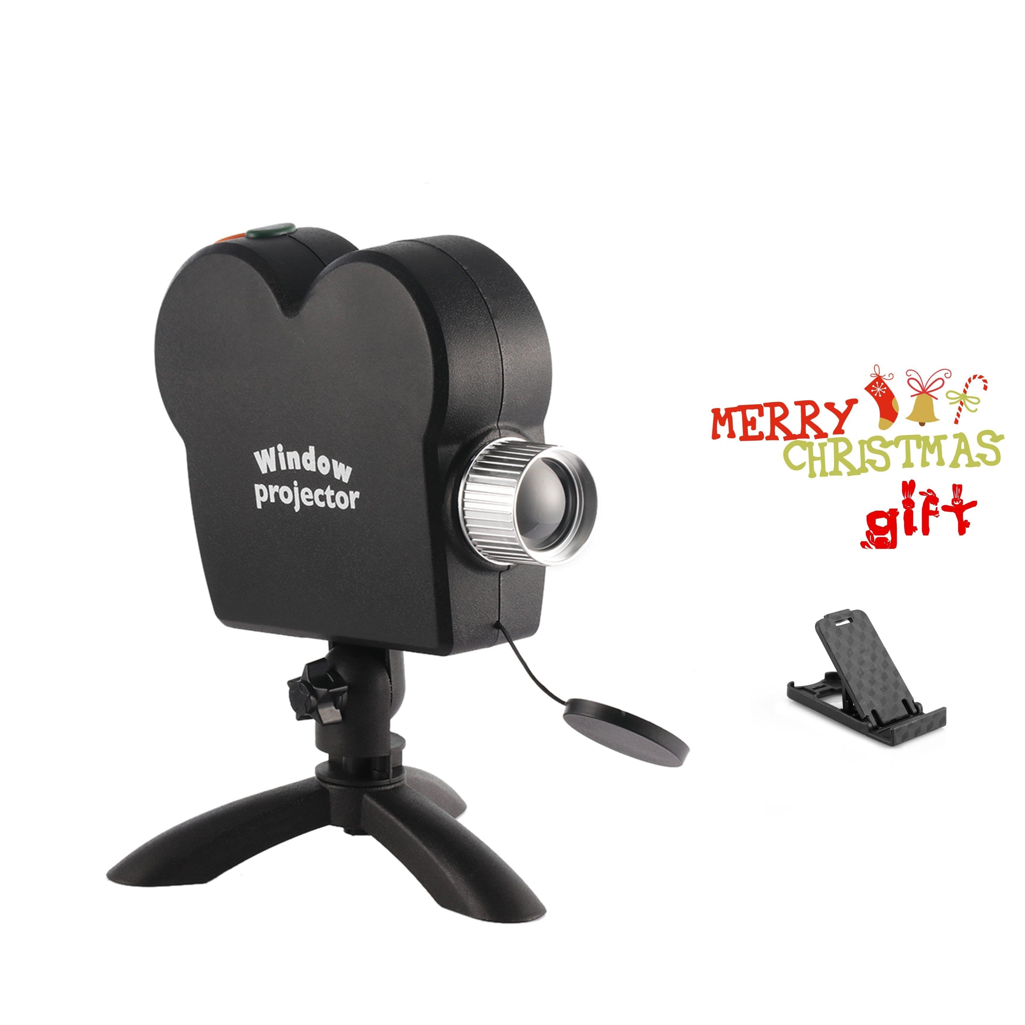 image-Halloween Christmas Laser Projector 12 Movies Disco Light Mini Window Home Theater Projector Indoor Outdoor Projector
