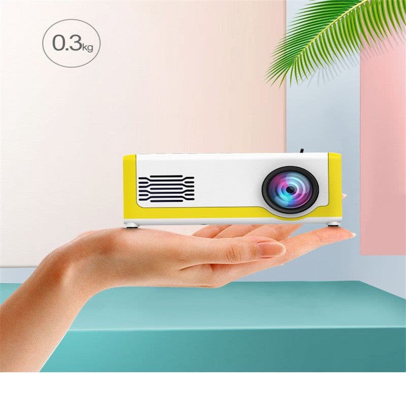 image-Mini Projector Support 1080P YG300 Portable LED Projector Home Theatre Video Beamer For Mobile Phone