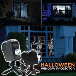 image-Window LED Lights Display Laser Halloween Home DJ Show Lights Christmas Spotlight Projector Movie Party Lights