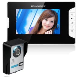 image-Shanyi Shida practical 7-inch high-definition LCD night vision waterproof adjustable angle video doorbell