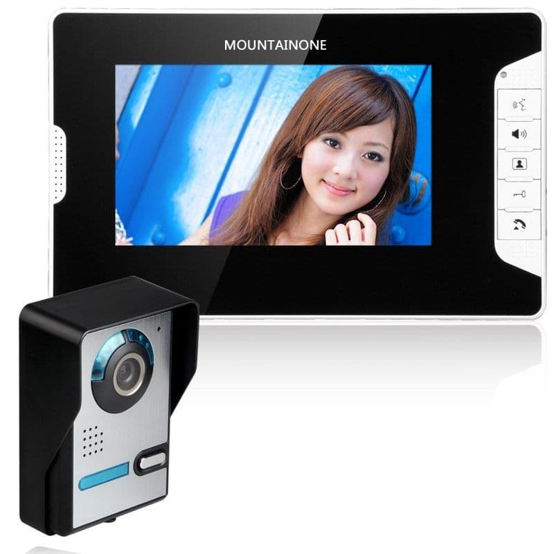 image-Shanyi Shida practical 7-inch high-definition LCD night vision waterproof adjustable angle video doorbell
