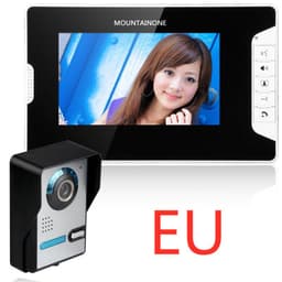 image-Shanyi Shida practical 7-inch high-definition LCD night vision waterproof adjustable angle video doorbell