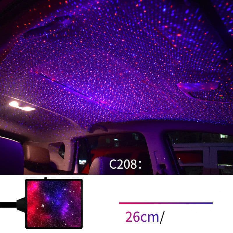 image-Star Light Projector Party Lights USB LED Light Interior Lighting LED Interior Car Lights Starry Sky Galaxy Night Lights