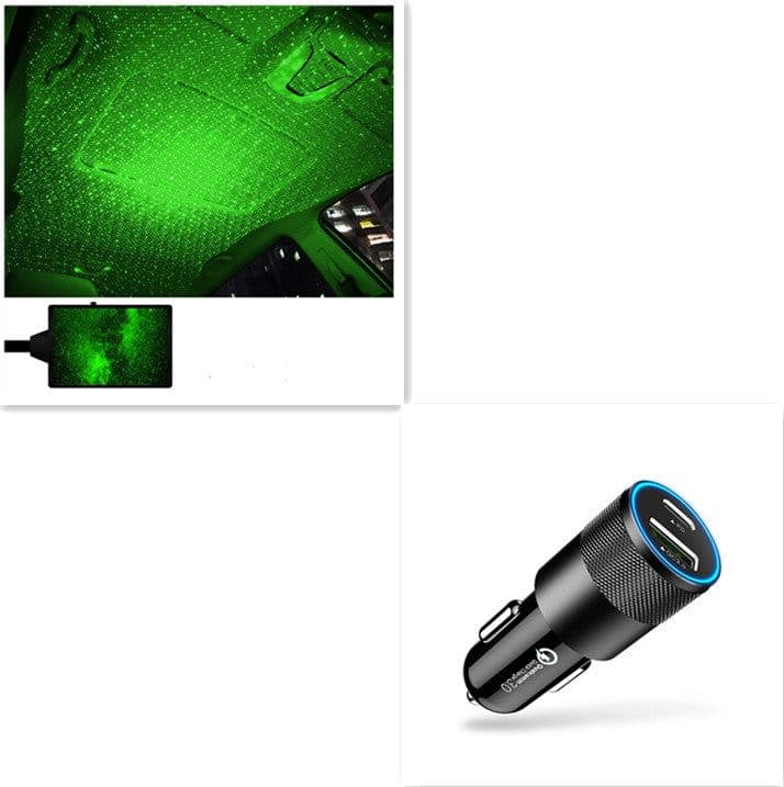 image-Star Light Projector Party Lights USB LED Light Interior Lighting LED Interior Car Lights Starry Sky Galaxy Night Lights