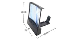 image-10 Inch Curved Screen Mobile Phone Screen Magnifier with Two Bluetooth Speaker