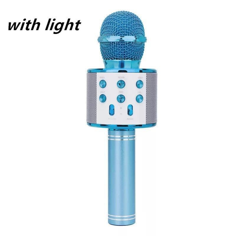 image-Wireless Microphone Portable Bluetooth Mini Home Ktv For Music Playing Singing Speaker Player