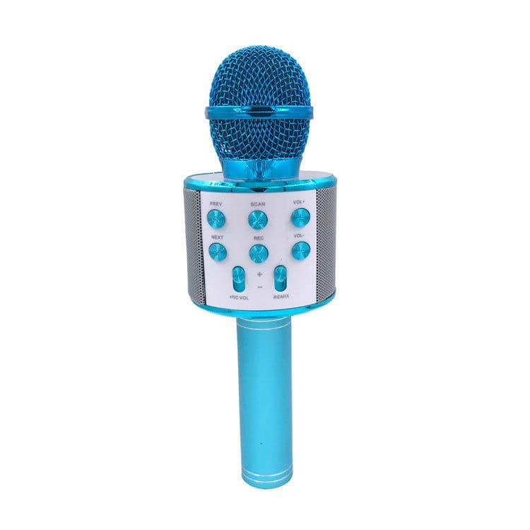 image-Wireless Microphone Portable Bluetooth Mini Home Ktv For Music Playing Singing Speaker Player