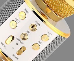 image-Wireless Microphone Portable Bluetooth Mini Home Ktv For Music Playing Singing Speaker Player