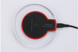 image-New Wireless Charging Dock Charger Crystal Round Charging Pad With Receiver For A-pple For Sanxing