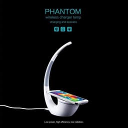 image-High-technology Wireless Charger Phantom Table Lamp Wireless Life Eyecare Phone Power Charger