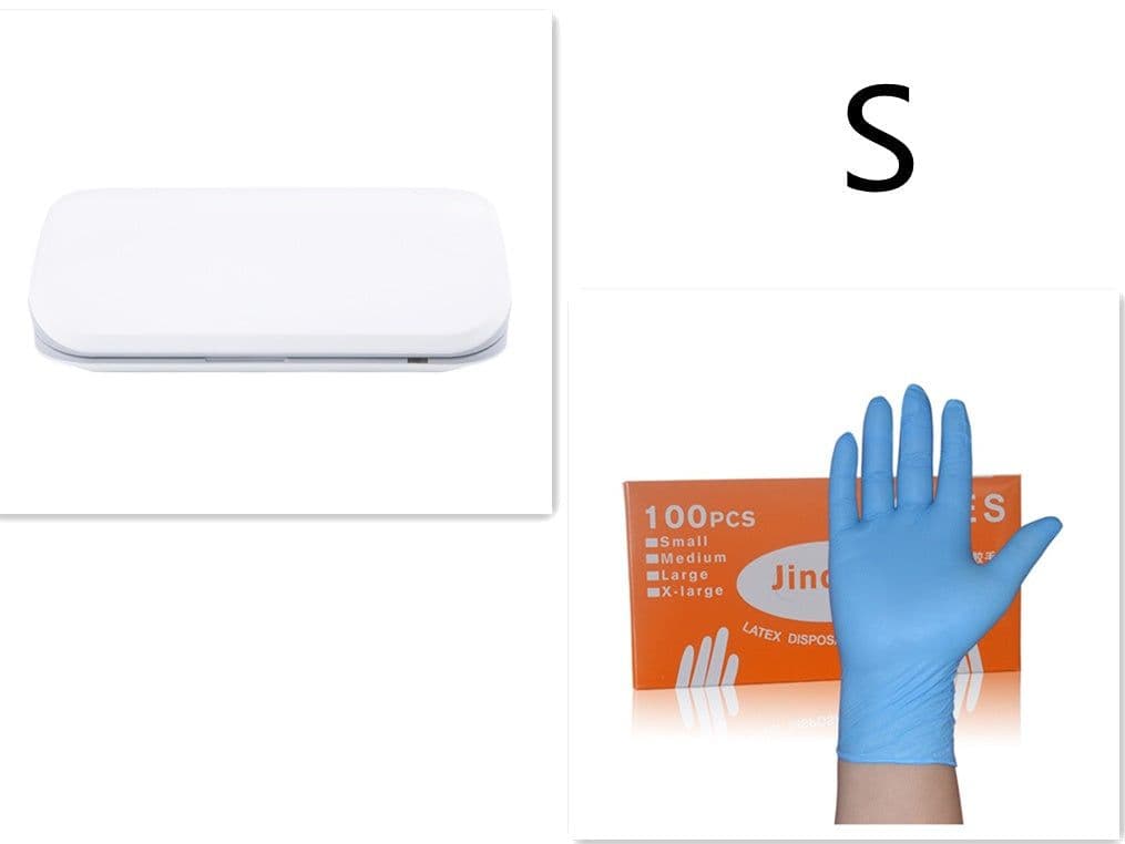 image-New 5V Double UV Phone Sterilizer Box Jewelry Phones Cleaner Personal Sanitizer Disinfection Box with Aromatherapy