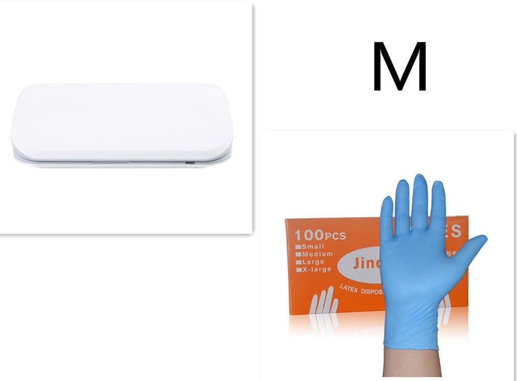 image-New 5V Double UV Phone Sterilizer Box Jewelry Phones Cleaner Personal Sanitizer Disinfection Box with Aromatherapy