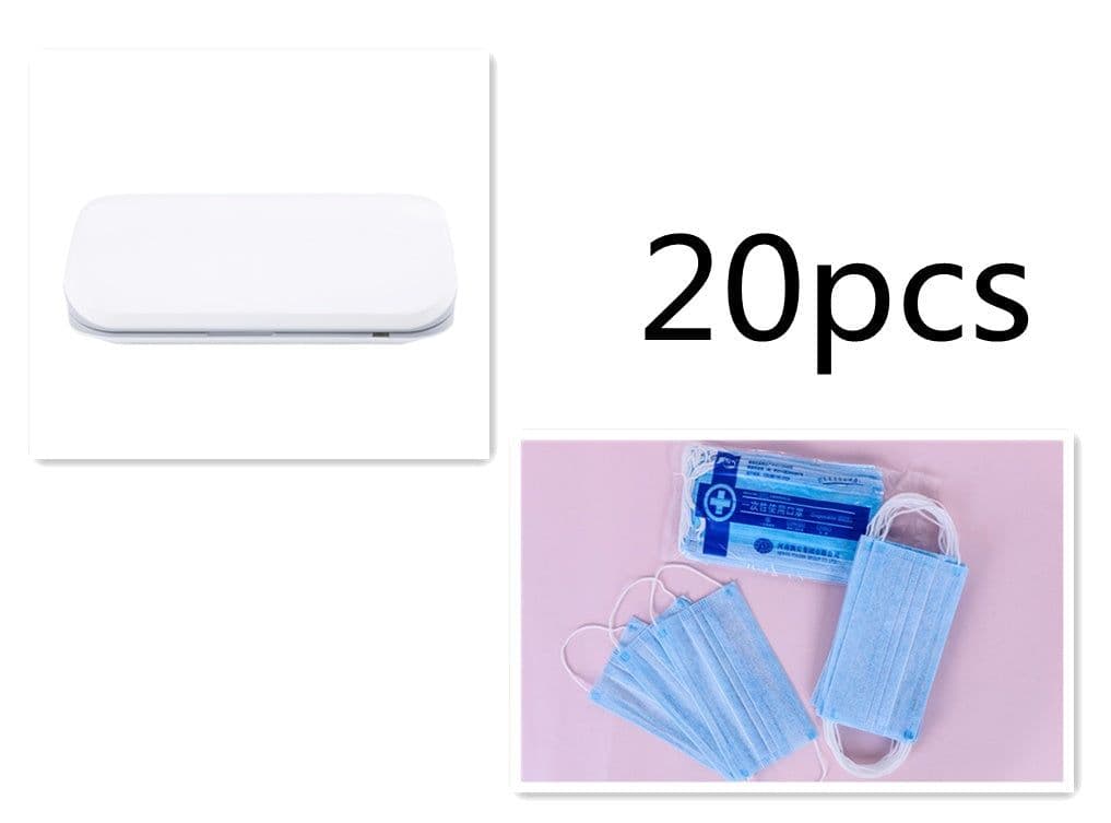 image-New 5V Double UV Phone Sterilizer Box Jewelry Phones Cleaner Personal Sanitizer Disinfection Box with Aromatherapy