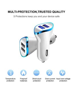 image-Car charger with dual USB