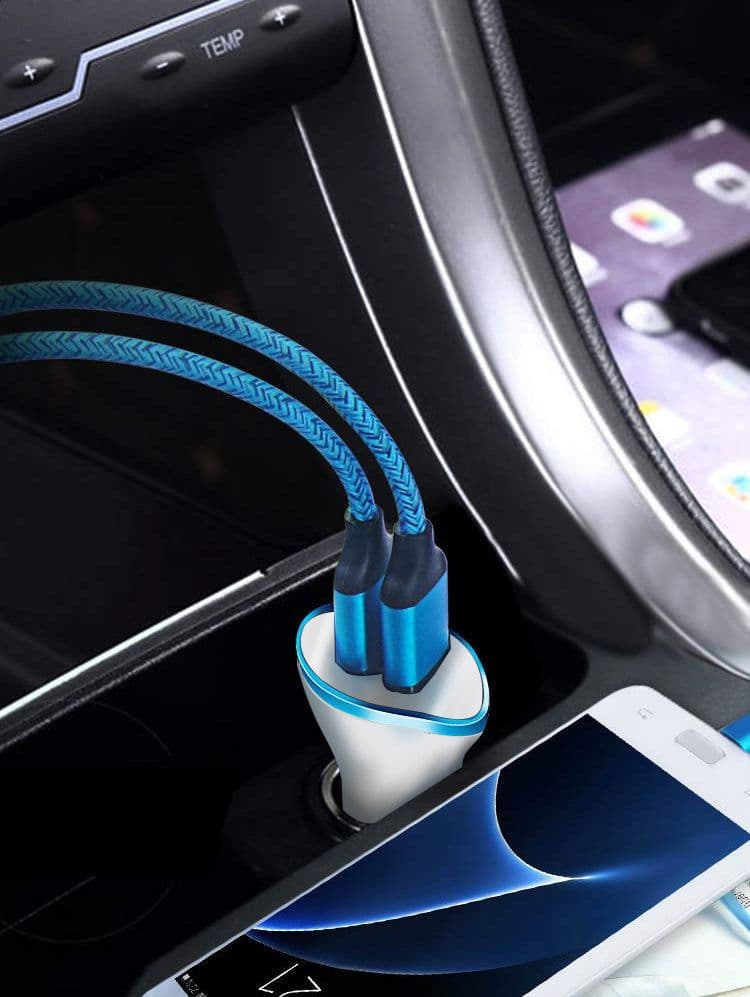 image-Car charger with dual USB