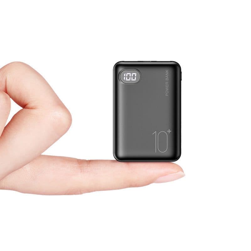 image-10000mAh two usb digital display power bank