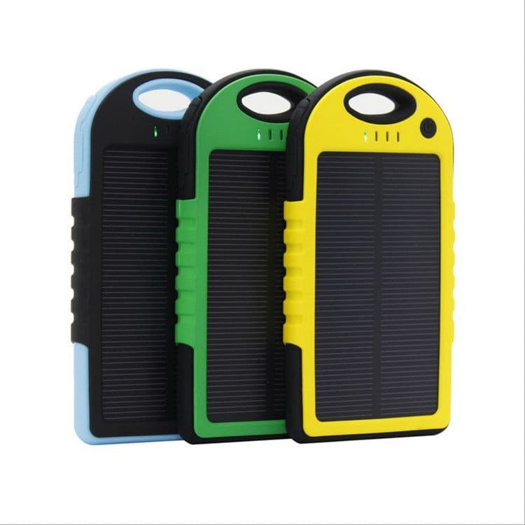 image-Solar Power Bank Dual Battery Charger