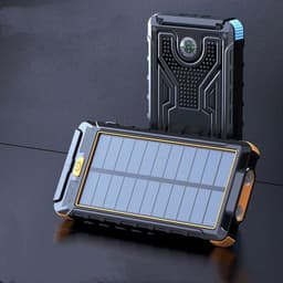image-New solar wireless power bank Outdoor PD fast charging ultra-large capacity 20000 mAh power bank
