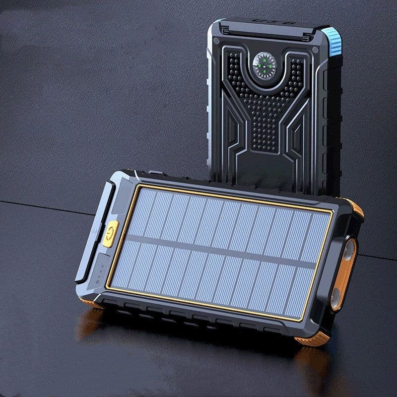 image-New solar wireless power bank Outdoor PD fast charging ultra-large capacity 20000 mAh power bank