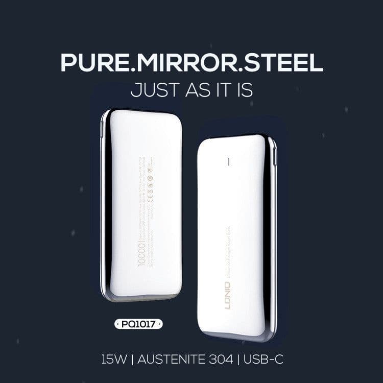 image-Austenitic Stainless Steel Large Capacity Power Bank