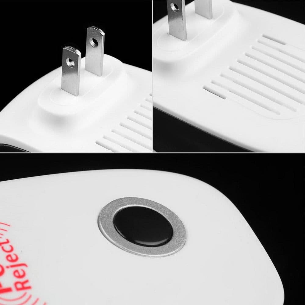 image-Electronic Ultrasonic Healthy Rechargeble Anti Mosquito Insect Pest Reject Mouse Repellent Repeller Practical Home EUUS Plug