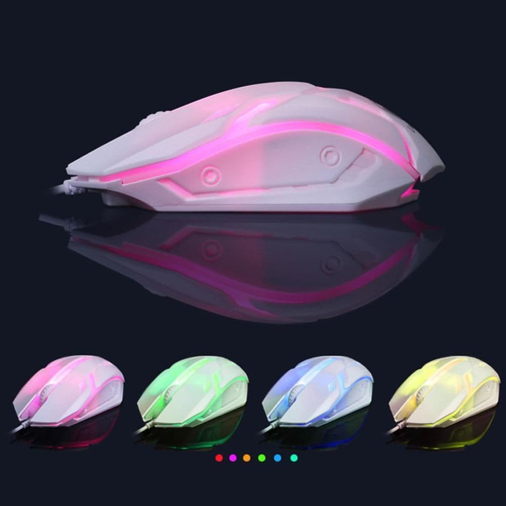 image-GTX300 Gaming CF LOL Gaming Keyboard Mouse Glowing Set