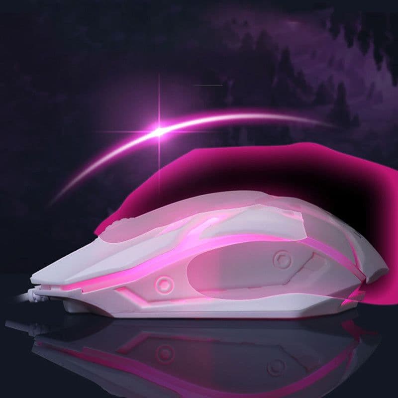 image-GTX300 Gaming CF LOL Gaming Keyboard Mouse Glowing Set
