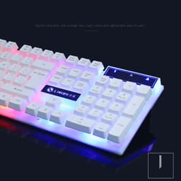 image-GTX300 Gaming CF LOL Gaming Keyboard Mouse Glowing Set