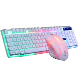 image-GTX300 Gaming CF LOL Gaming Keyboard Mouse Glowing Set