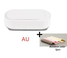 image-Clean Ultrasonic Cleaner Portable 45000Hz High-Frequency Vibration Cleaning Machine Jewelry Glasses Watch Cleaning