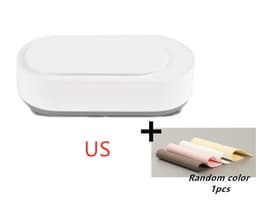 image-Clean Ultrasonic Cleaner Portable 45000Hz High-Frequency Vibration Cleaning Machine Jewelry Glasses Watch Cleaning