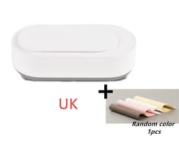 image-Clean Ultrasonic Cleaner Portable 45000Hz High-Frequency Vibration Cleaning Machine Jewelry Glasses Watch Cleaning