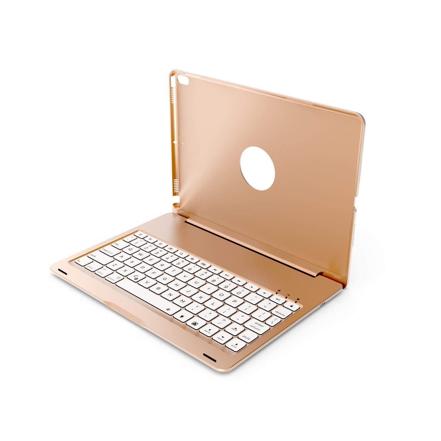image-Compatible with Apple, Ipad pro10.5 tablet Bluetooth keyboard metal backlit keyboard case