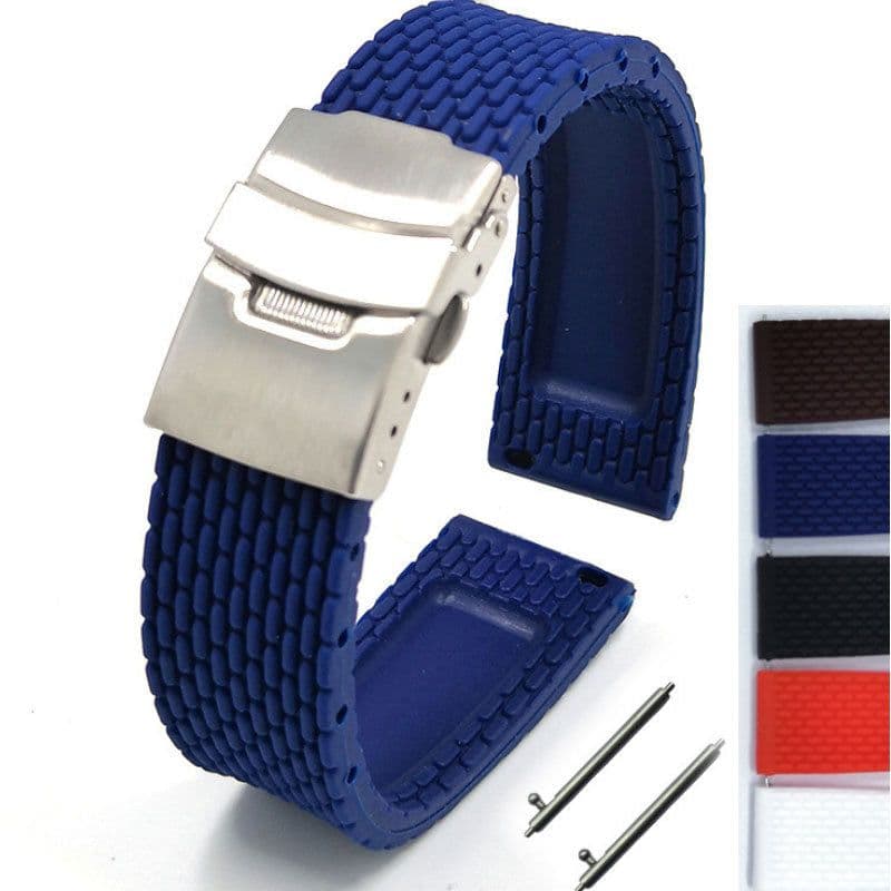 image-Silicone watch strap