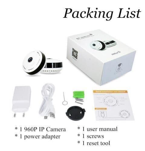 image-Cobell 960P Wifi IP Camera Home Security Wireless 360 Degree Panoramic CCTV Camera Night Vision Fish Eyes Lens VR Cam