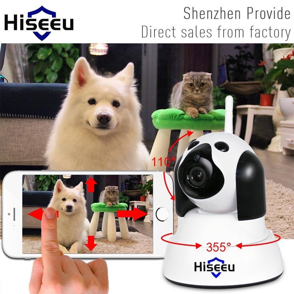 image-Home Security WI-Fi Wireless Surveillance Dog Monitor