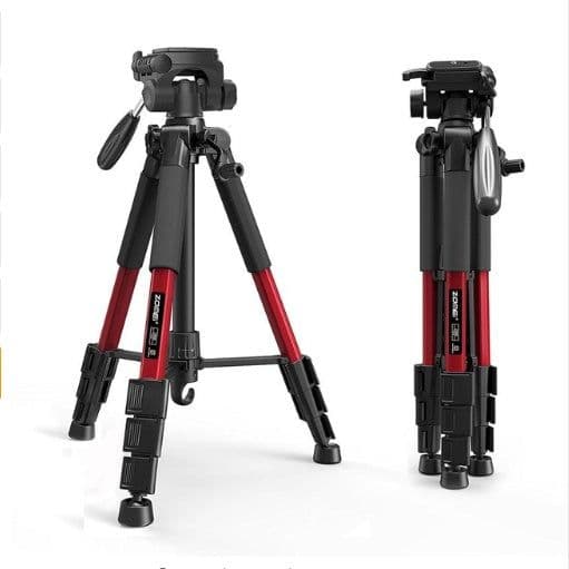 image-Compatible with Apple, New Zomei Tripod Z666 Professional Portable Travel Aluminum Camera Tripod Accessories Stand with Pan Head for Digital SLR Camera
