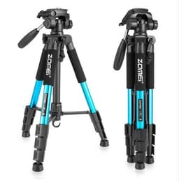 image-Compatible with Apple, New Zomei Tripod Z666 Professional Portable Travel Aluminum Camera Tripod Accessories Stand with Pan Head for Digital SLR Camera