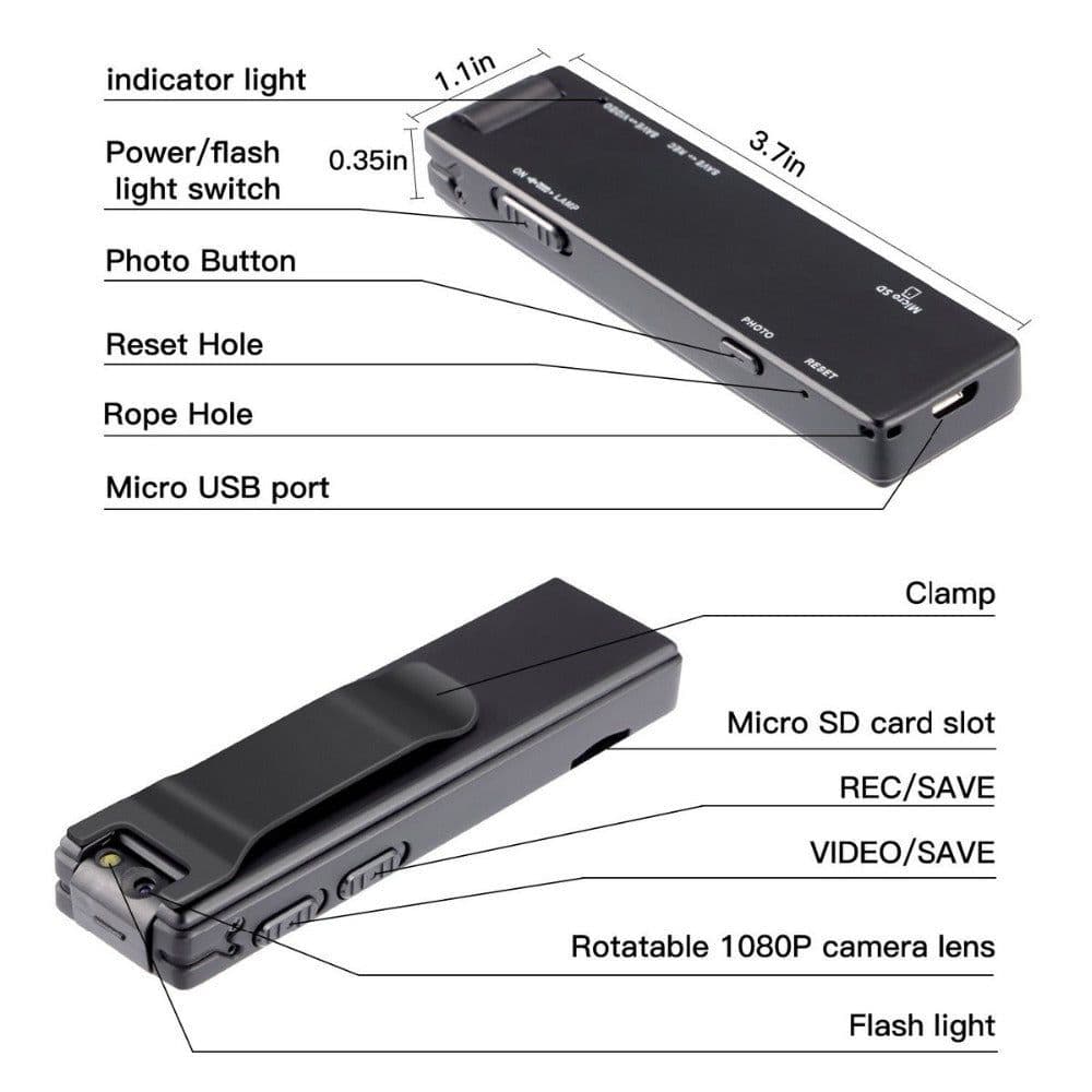 image-A3 metal strong magnetic digital recorder