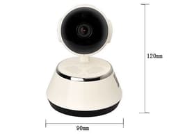 image-Wireless IP Camera WIFI 720P Home Security Cam Micro SD Slot Support Microphone & P2P Free APP ABS Plastic