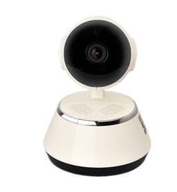 image-Wireless IP Camera WIFI 720P Home Security Cam Micro SD Slot Support Microphone & P2P Free APP ABS Plastic