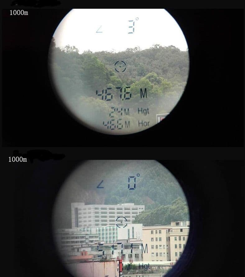 image-Telescope Range Finder 600 Meters 1000 Meters1500 Meters Handheld Outdoor Range Finder