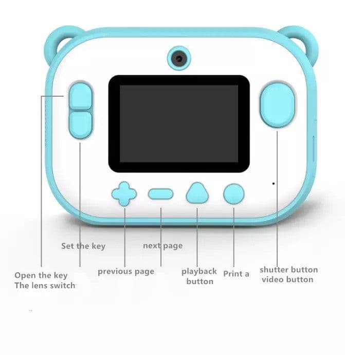 image-Cartoon mini children camera