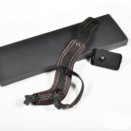 image-Camera leather wristband