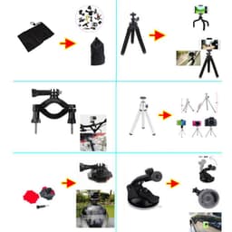 image-Sports Camera Accessories Set Photography Accessories