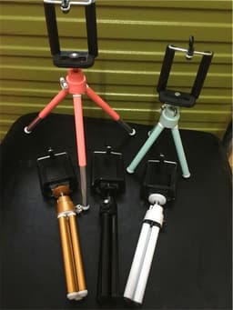 image-Compatible with Apple, Colorful digital camera Tripod stand Mini mobile phone stand Desktop photography Live selfie network red stand