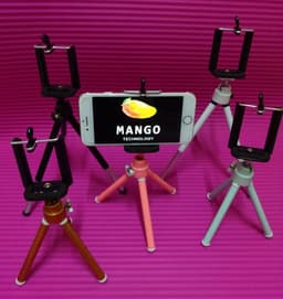 image-Compatible with Apple, Colorful digital camera Tripod stand Mini mobile phone stand Desktop photography Live selfie network red stand